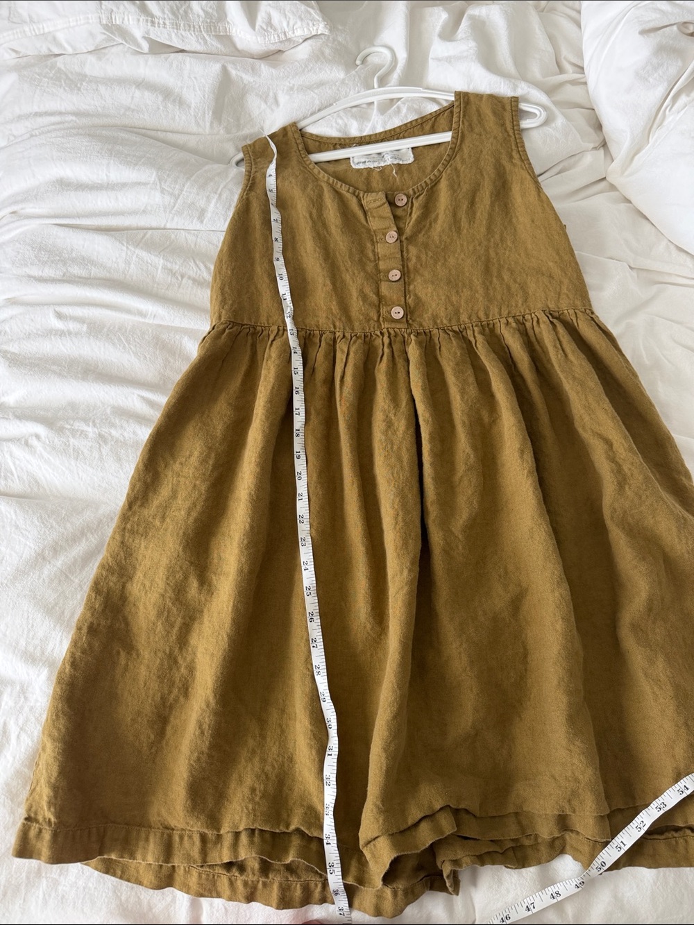 Not perfect linen MAMA sleeveless dress - Picture 5 of 5